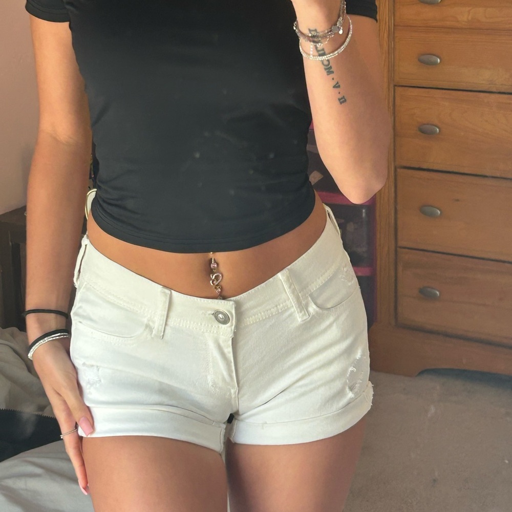 White Shorts
